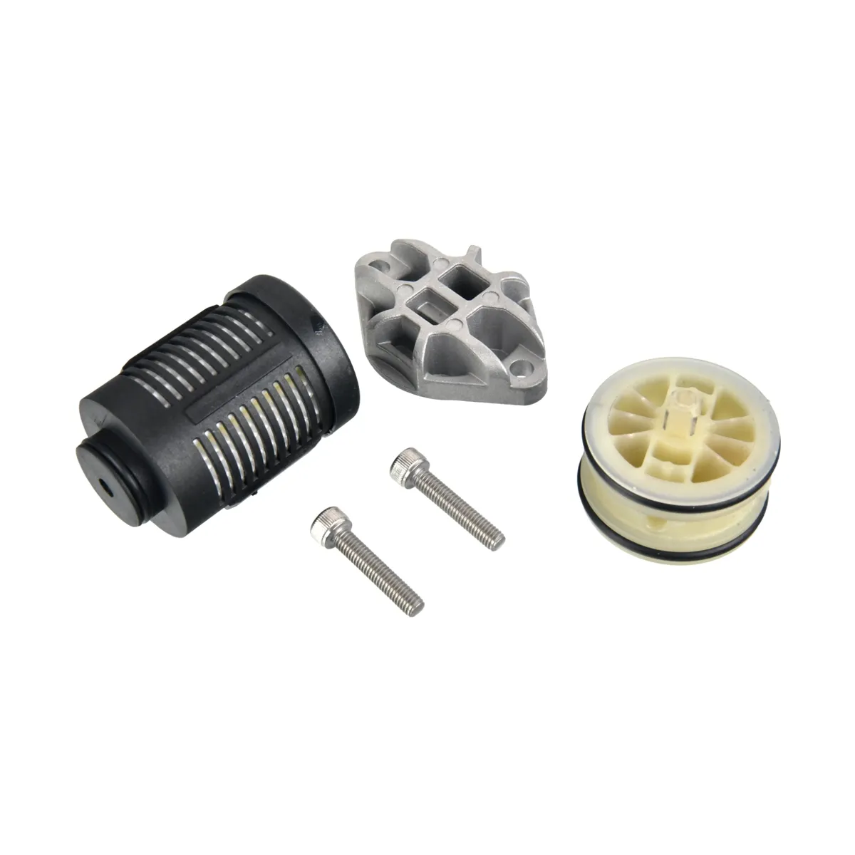 Filtro haldex. Kit incluye el filtro de cartucho, la tapa plástica con su junta y los tornillos de fijación